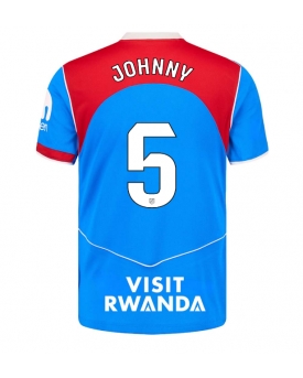 Atletico Madrid Johnny Cardoso #5 Maglia Gara Terza Repliche 2025-26 Maniche Corte